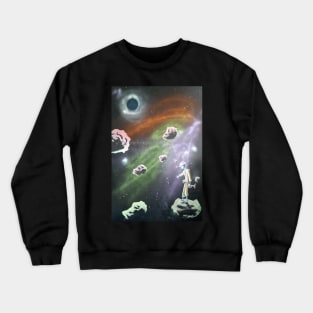 robots and jazz: can I get a lift Crewneck Sweatshirt